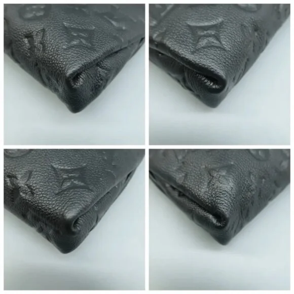 100% Authentic Louis Vuitton Pallas Black Monogram Leather Shoulder Bag - Picture 5 of 12